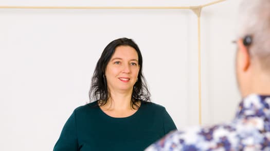 Oefening tijdens de Laban Fotoshoot